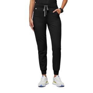 FIGS Plus Size Black Zamora High Waisted Jogger Scrub Pants for Women Size 3XL